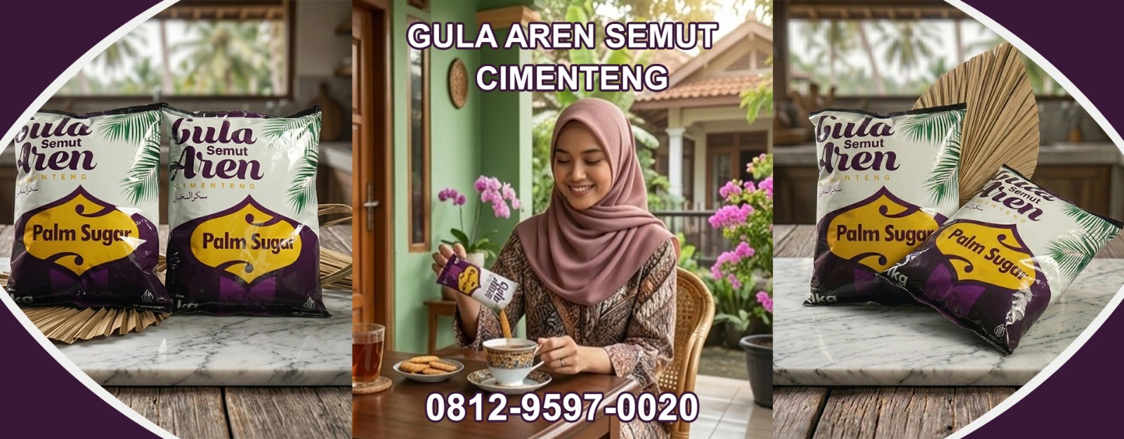Header 081295970020 Perusahaan Pabrik Tempat Maklon Pusat Jual harga Agen Distributor Gula Aren Semut Cimenteng Berat 1kg 6gr Murah Berkualitas Terpercaya Asli